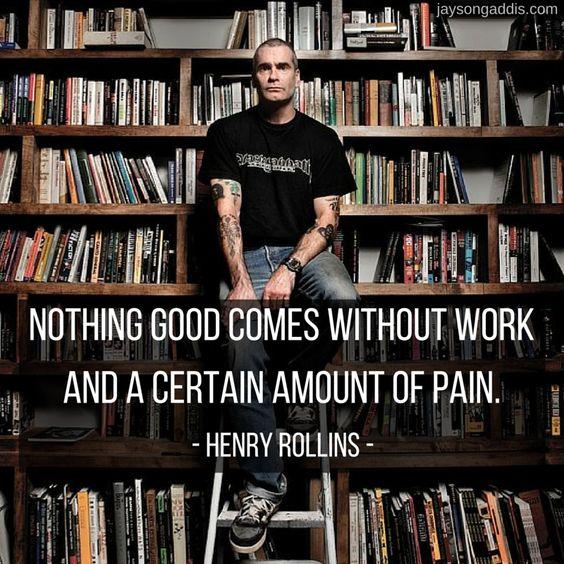 Henry rollins quote books